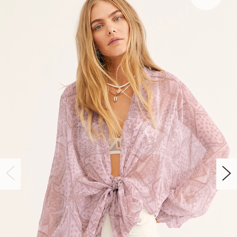 Free People Boho Bandana Top
